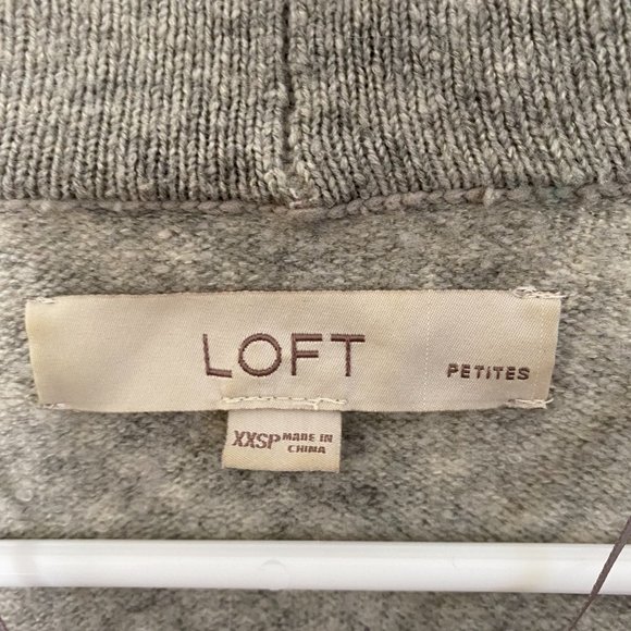 XXS Grey LOFT Cardigan - Picture 2 of 3